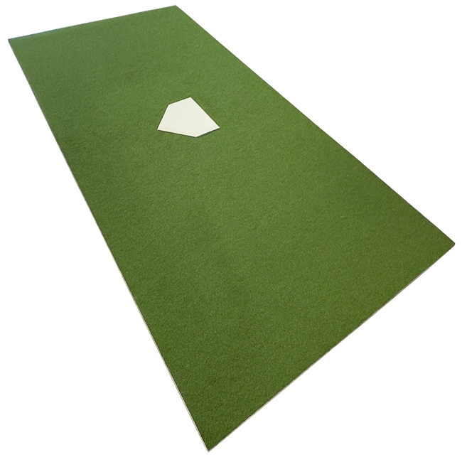 thumbnail image 2 of 6ft X 12ft Synthetic Turf Baseball Softball Batting Cage Mat – No Foam, Durable Hitting Mat 2 of 4